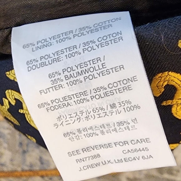 Crewcuts gold black elephants skirt. Kids size 14. - Picture 12 of 13